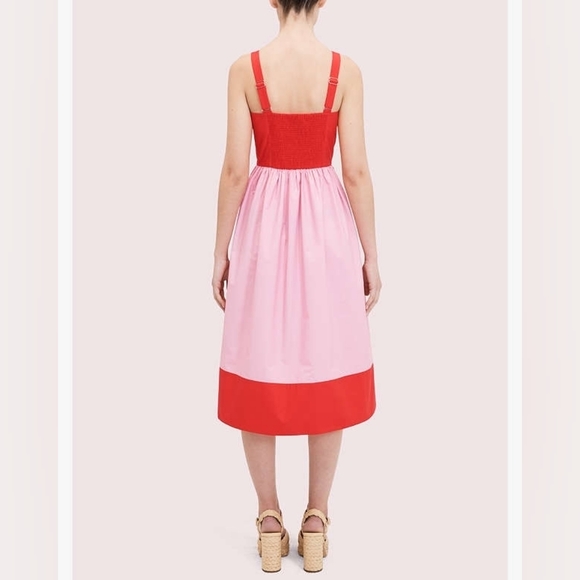 Kate Spade Colorblock Poplin Dress - Picture 2 of 8